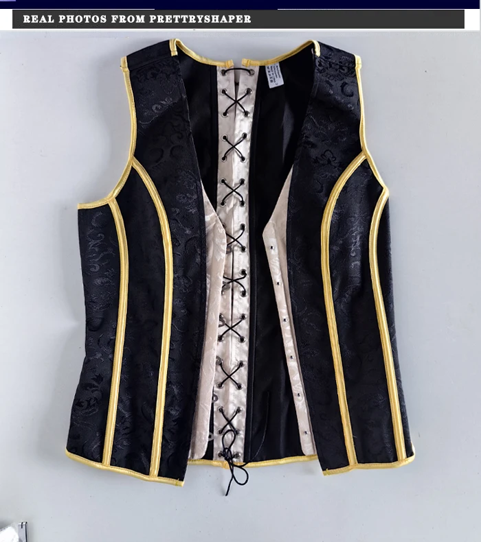 Gilet Corset Homme à Lacets – Contrôle Du Ventre, Amincissant, Style Médiéval Ou Moderne, Débardeur Moulant Gainant