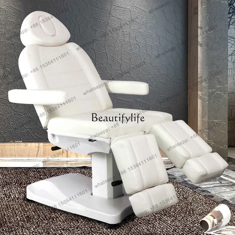 D06Electric beauty tattoo function lifting bed special massage treatment bed for beauty salons