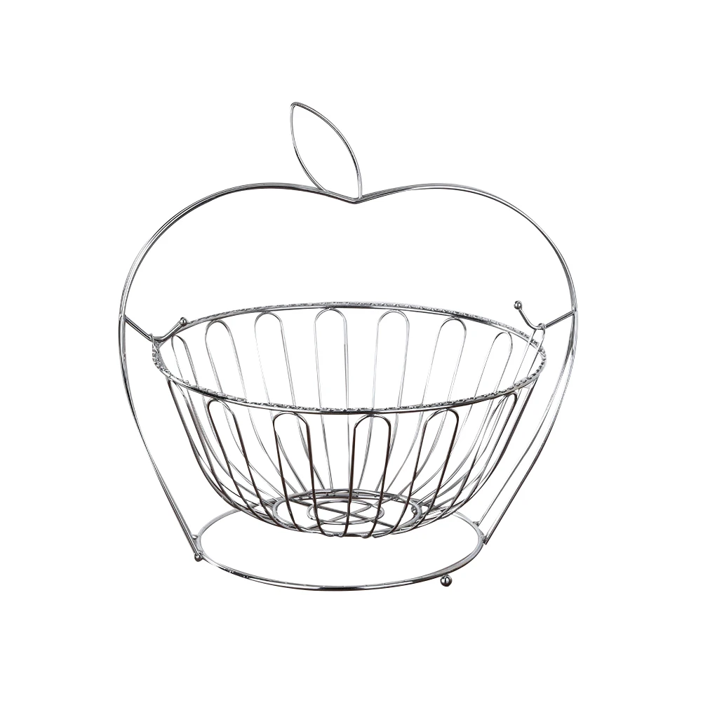 

Iron Fruit Basket Storage Container Vegetable Washing Fashion Creative European Style Kitchen Living Room Decorative Item Fruit