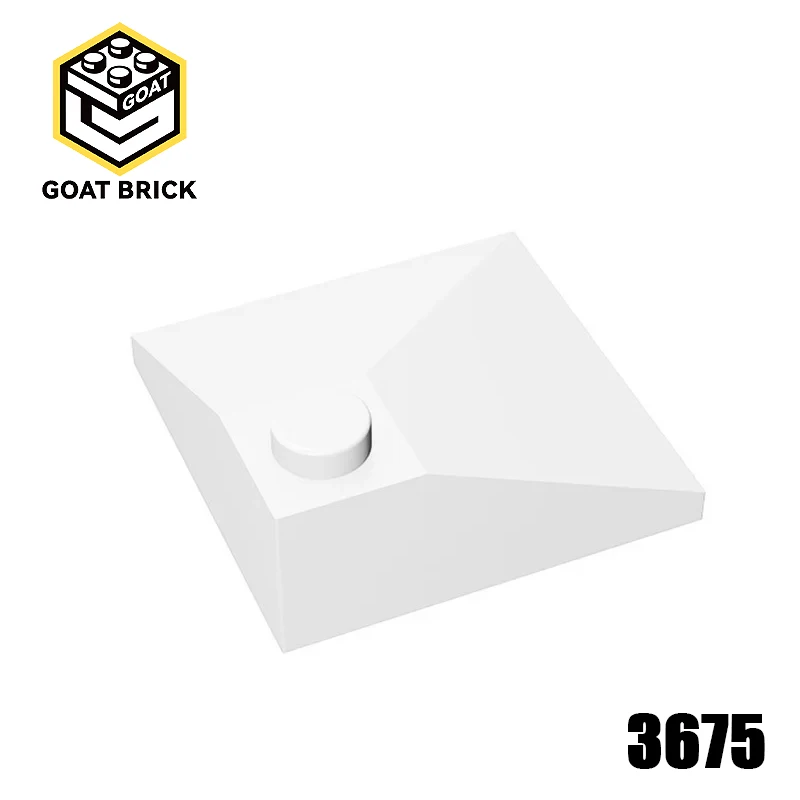 10 Stück MOC Bauteile 3675 Slope 33 3x3 Doppelkonvex für Bausteine Ziegelsteine Modellbausatz Lernmaterialien DIY Bildungsteile
