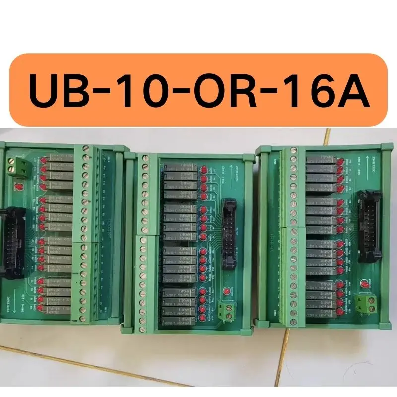 

Б/у 16 комплектов выходной клеммной колодки UB-10-OR-16A протестирована. ОК и функция неповрежденная.