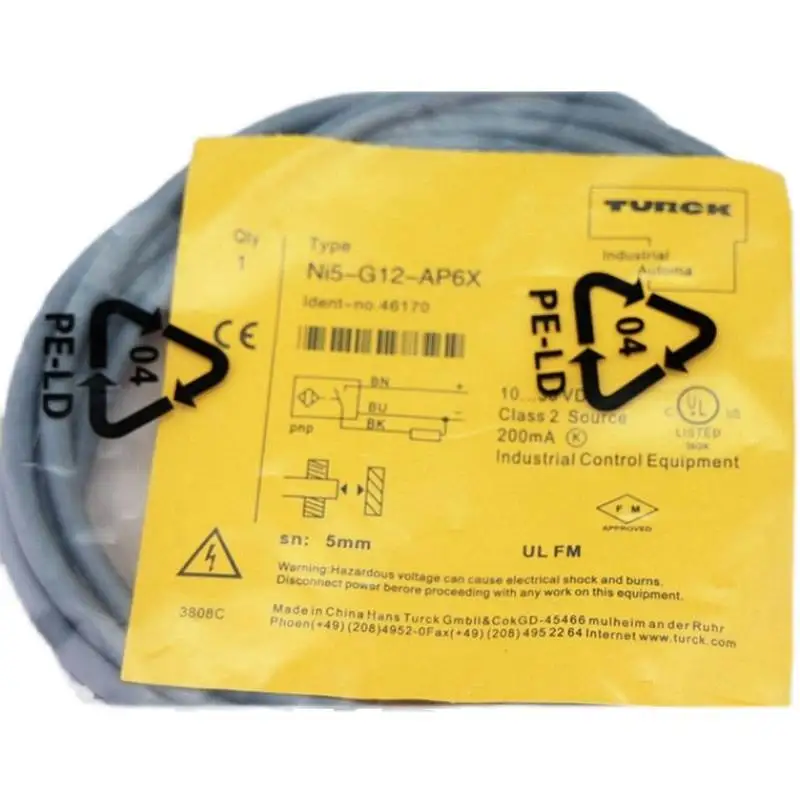 

NI5-G12-AN6X NI5-G12-AP6X Датчик приближения 100% новый высококачественный