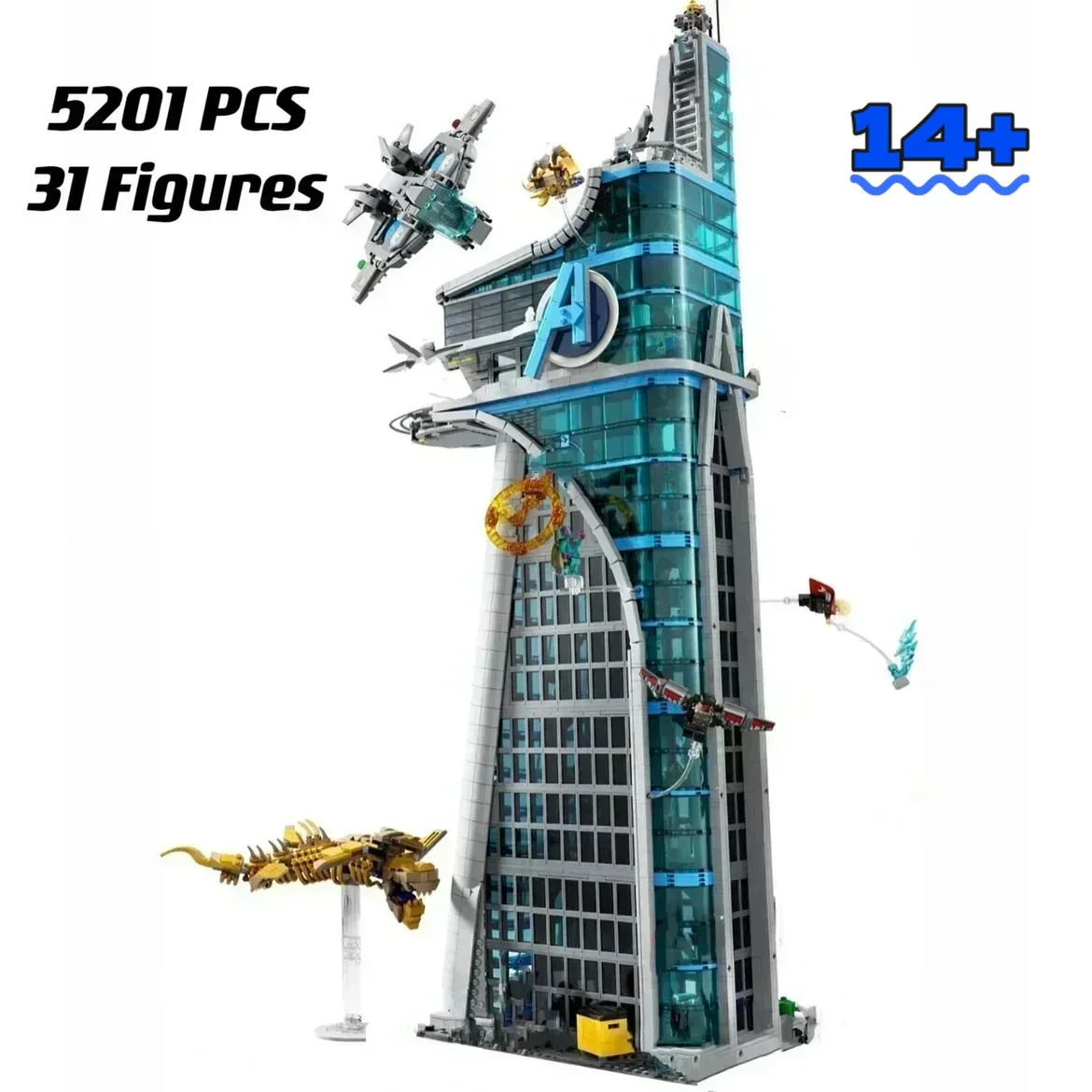 

Набор игрушек Disney 76269 Constructors Bricks Blocks, 5201 деталь, конструктор Tower Heroes, подарок на день рождения для детей