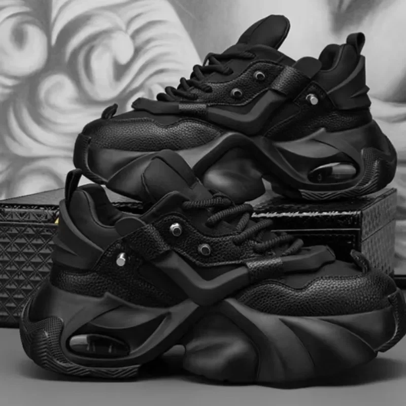 

New Men's Platform Running Shoes Designer Footwear Luxury Shoes Male Fitness Jogging Sneakers Basketball Antiskid Mens Tennis