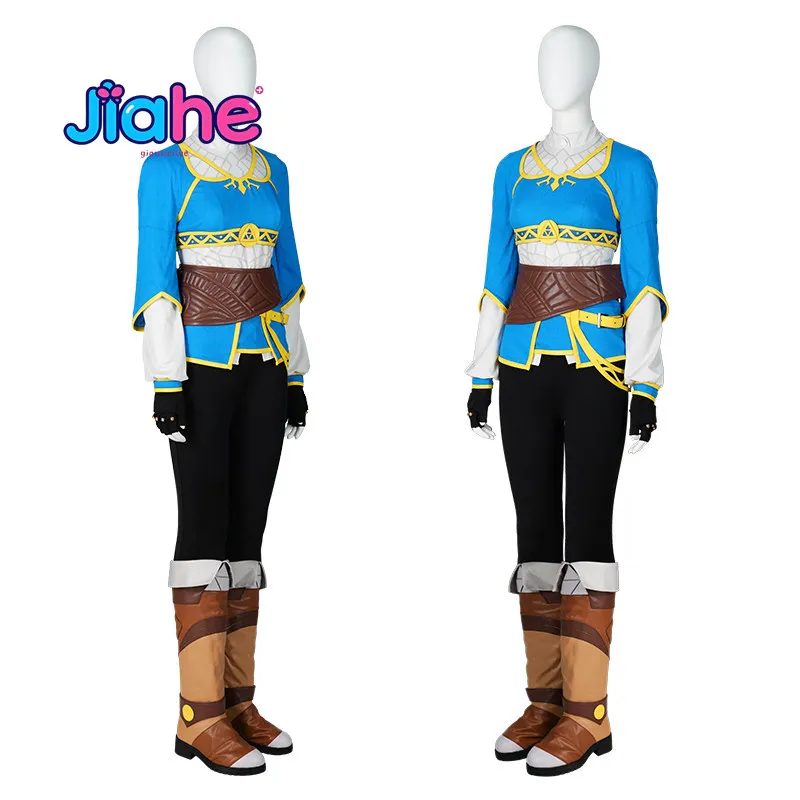 Princess Zelda Cosplay Costume Zelda Tears of the Kingdom Women fancy fantasy uniforms cloaks gloves Halloween party uniforms view 3