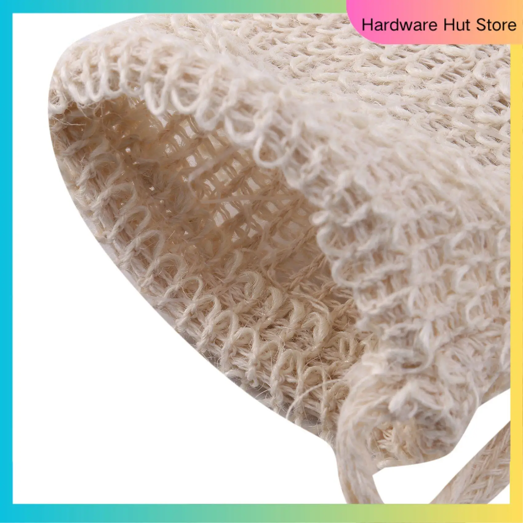 

90 Pack Natural Sisal Soap Bag Exfoliating Soap Saver Pouch Holder-Y31A