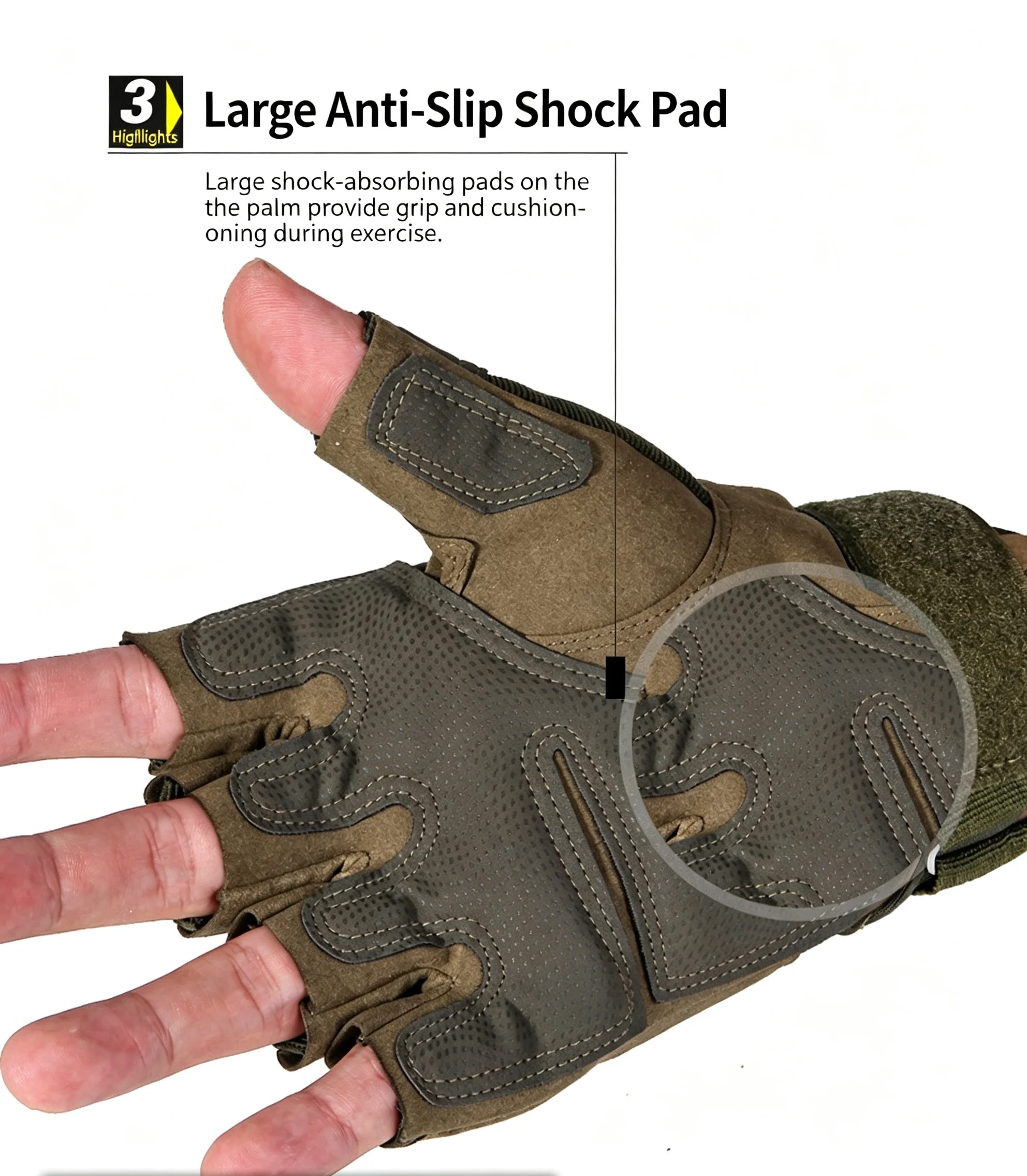 Professional Half Finger Hard Knuckle Gloves Nylon Protective Gear for Motorcycle Riding Hunting Hiking Airsoft Shooting Outdoor