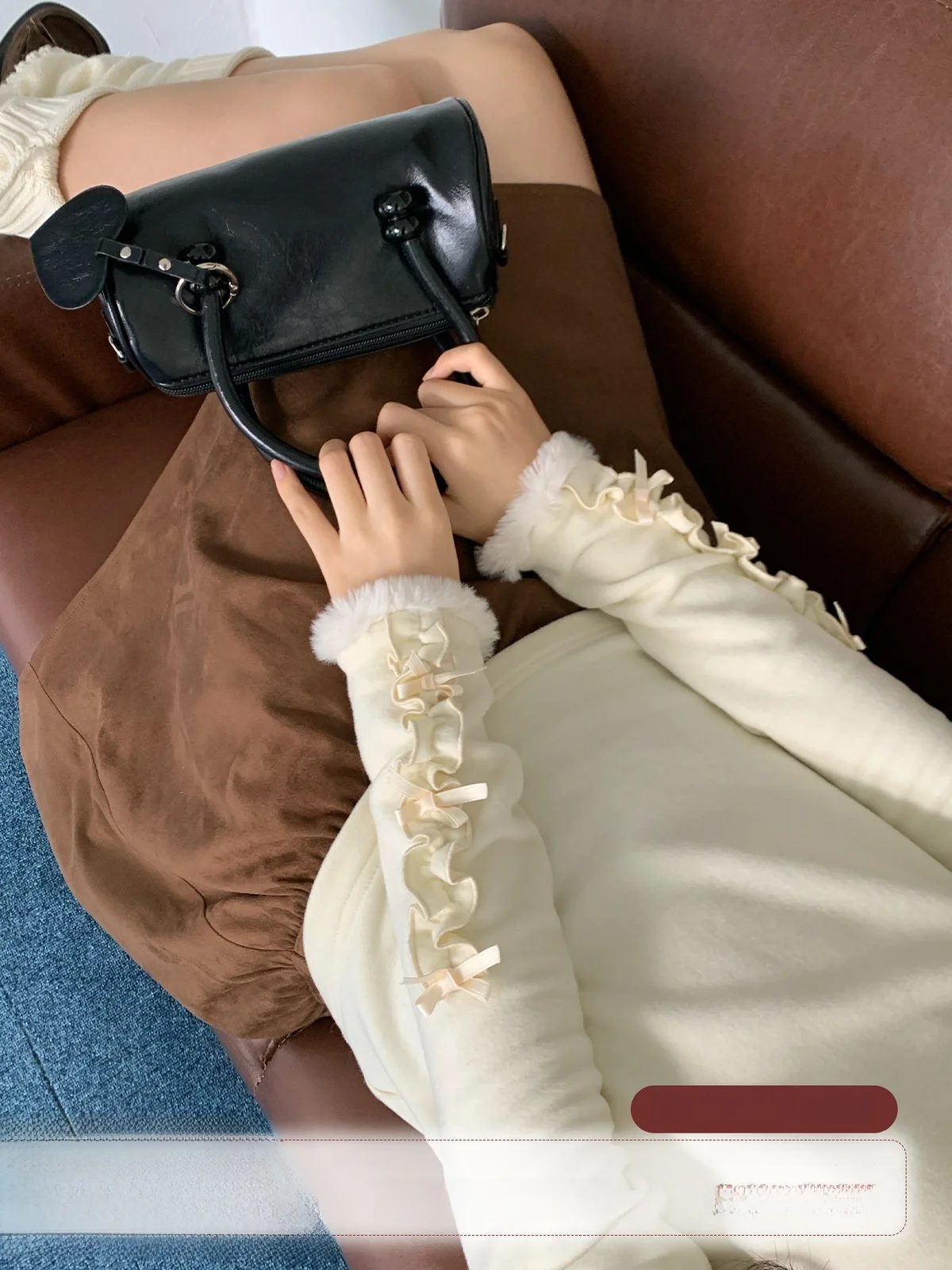 

Mucha Wooden Tea Women's Thiened Knitted Sweater f High Collar Inner Wear Base irt Spring Autumn Winter Sweet Sle