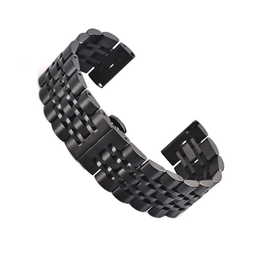 Dla HAYLOU Solar 5 Pasek ze stali nierdzewnej Dla Haylou Watch RS5 S8 R8 Metalowy pasek Correas reloj Dla Haylou Solar Lite Bransoletka