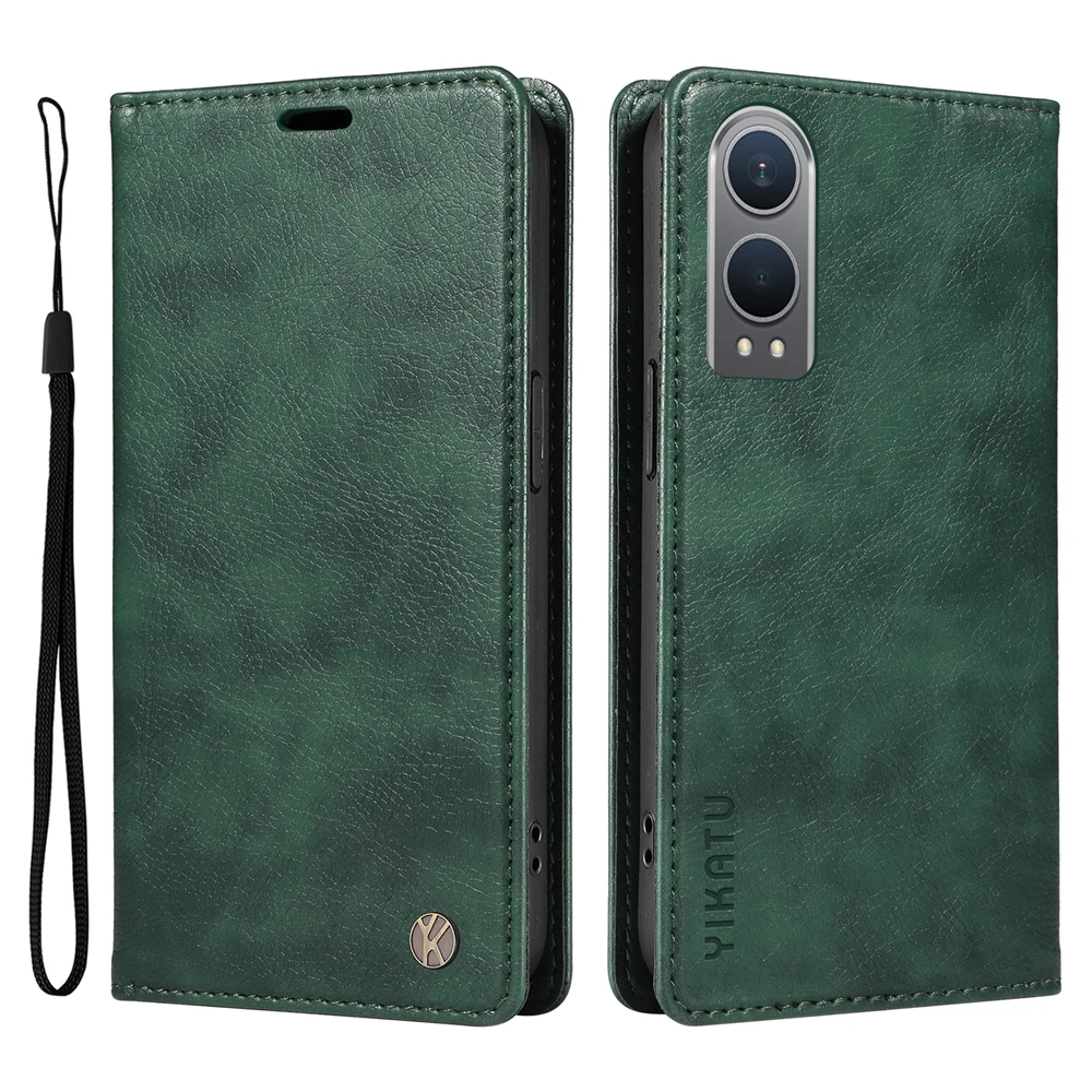 محفظة جلدية مغناطيسية غطاء الوجه لهاتف OnePlus 12 12R 13 13R 13T Nord 4 5 CE4 CE5 Lite ACE 3 4 5 |   حافظة ليتشي ستريا الفاخرة