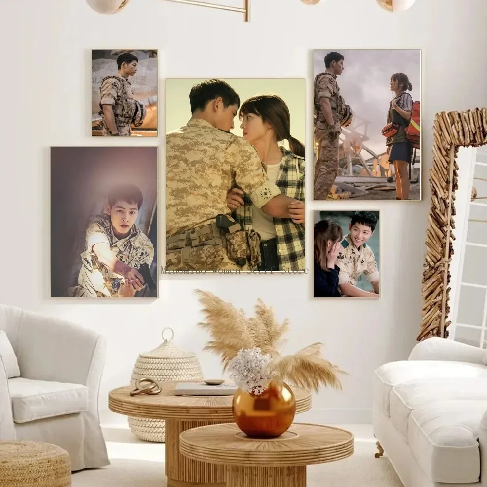 1pc Descendants of The Sun Song Joong-ki Poster Paper Print Home Living Room Bedroom Entrance Bar Restaurant Cafe Art Painting