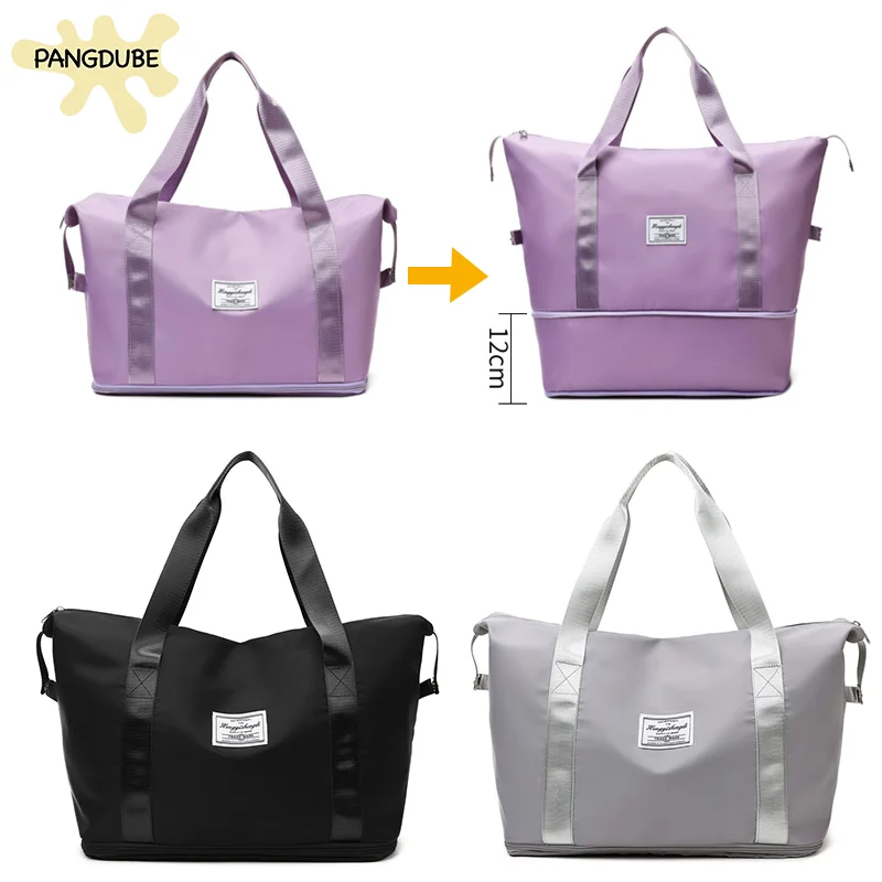 PANGDUBE 12cm Expandable Size Mom Bag for Baby Diaper Bag Waterproof Travel Bag Large Tote Bag for Mom Hobos