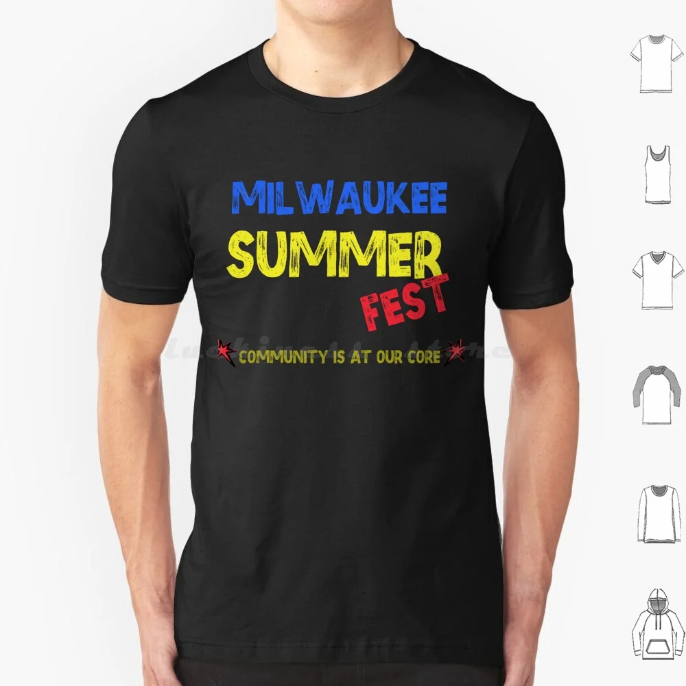 Summerfest T Shirt Big Size 100% Cotton Summerfest Summerfest Summer 2024 Party Music Happy Band Stage Funny Concert Tour Live