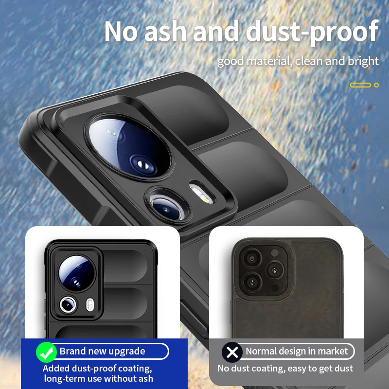 Shockproof Case For Xiaomi 11T 12T 13T 13 Lite Mi13 Ultra POCO C65 X6 F6 M6 Pro Redmi Note 13 Pro Plus 13C 4G 5G Silicone Cover