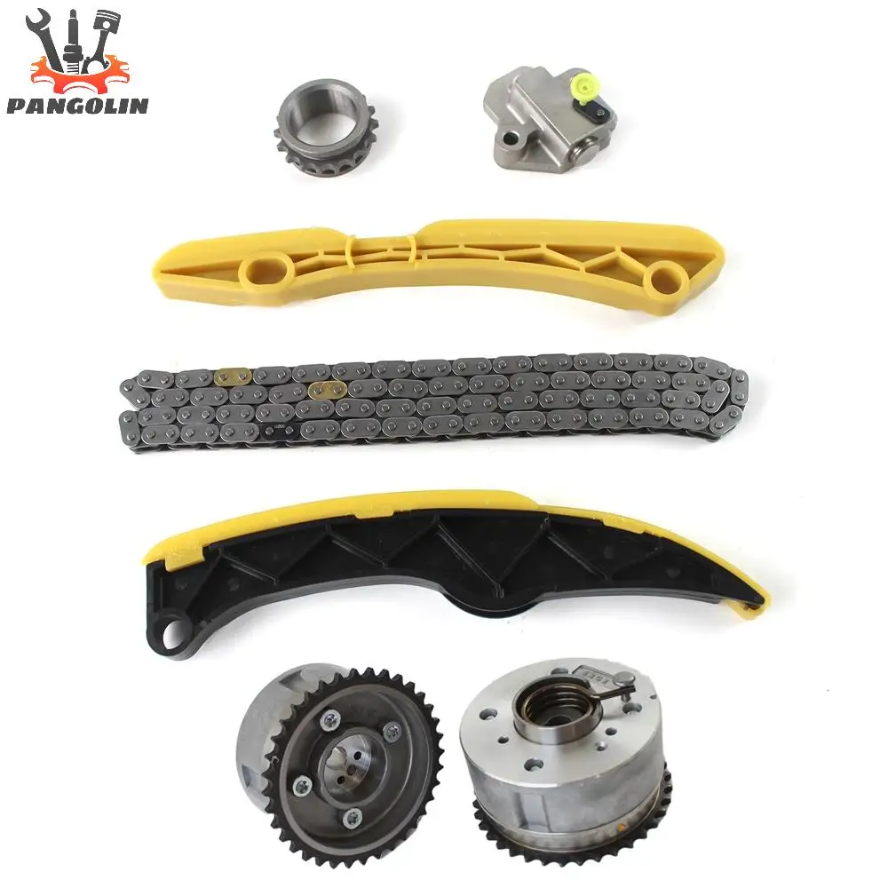 

Timing Chain Kit w/ 1 Pair VVT Gear Fits for Hyundai Accent KIA RIO SOUL FORTE5 OPTIMA 1.6L 1591CC 97CID L4 DOHC