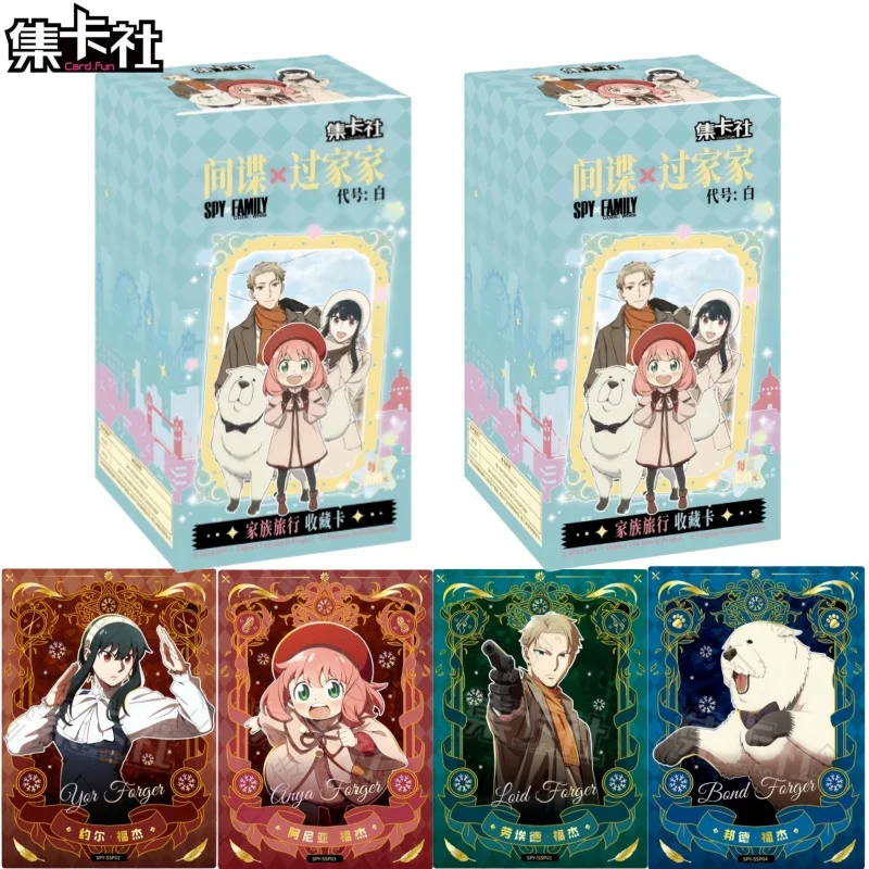 

Card.Fun Genuine SPY × FAMILY Code White Series Family Travel Collection Card Anime Original Box Collection Card Toy Gift