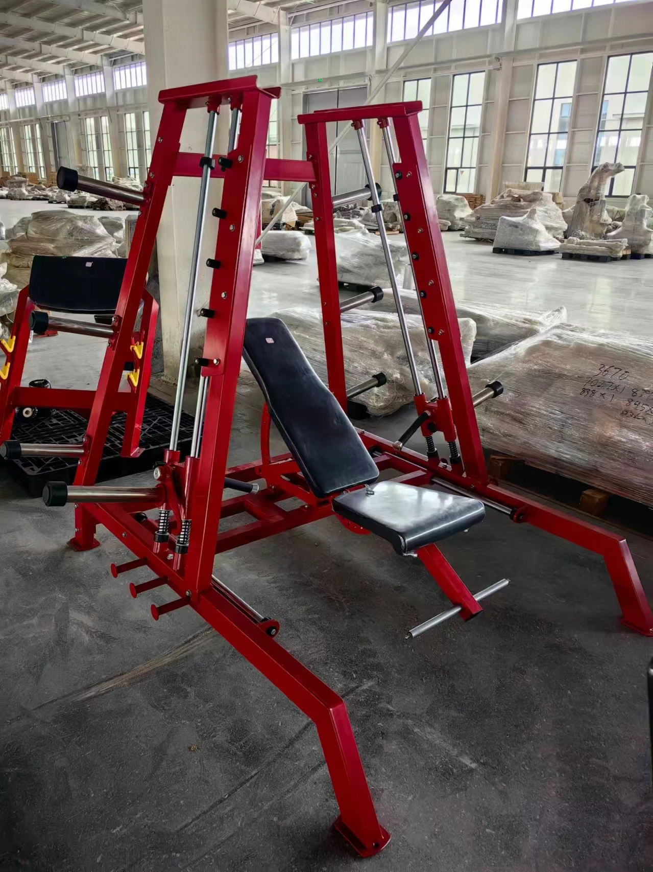 Commercial Gym Equipment Plate Loaded Chest Press Adjustable Incline Bench Press Chest Trainer Shoulder Press Smith Machine