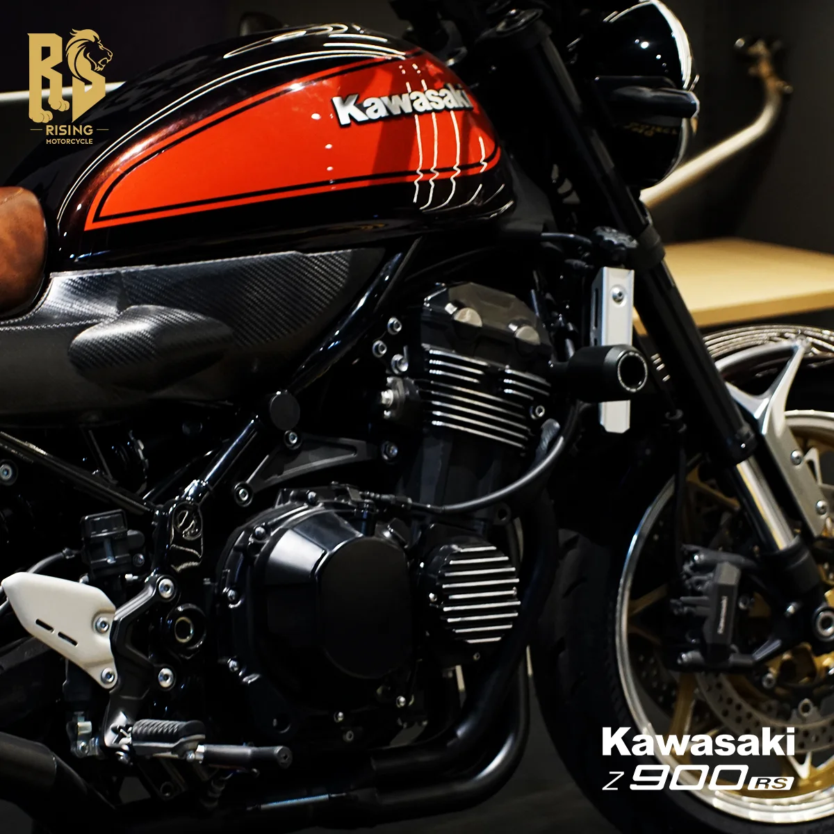 

For Kawasaki Z900RS Modified Engine Pulse Side Cover Protective Anti-Fall Cover For 18-24 Year Motorcycles Body Systems