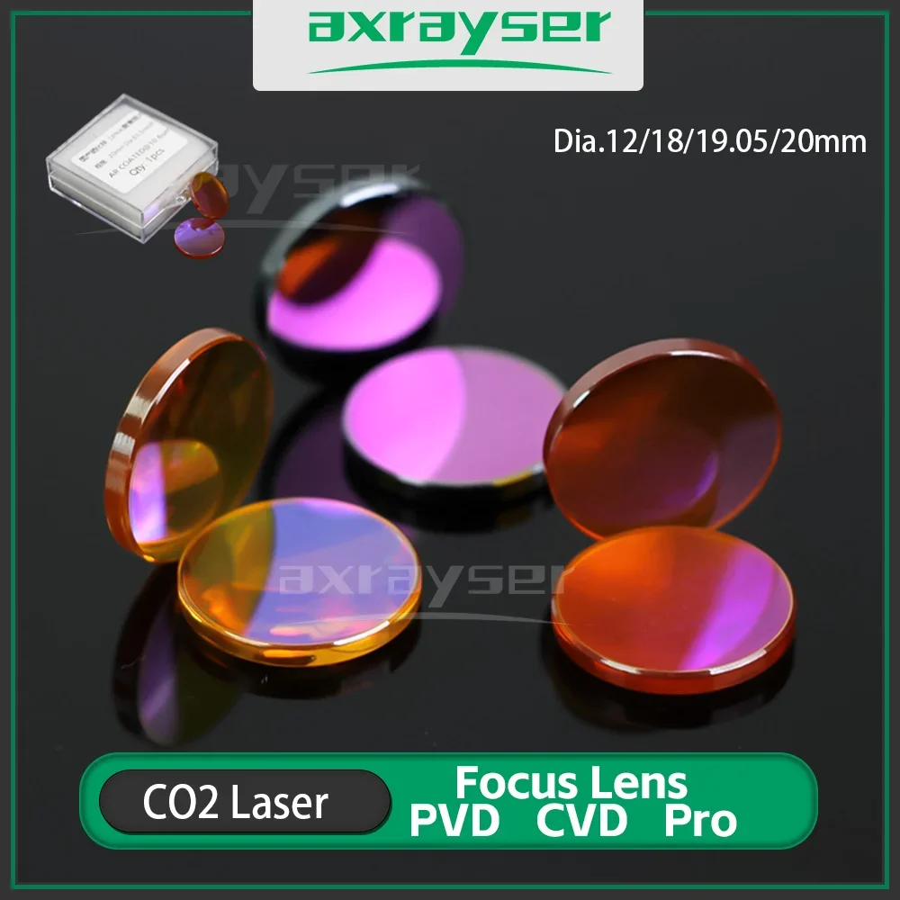 

CO2 Laser Focusing Lens CVD/PVD/Pro Diameter 18 19.05 20mm Focal Length 38.1 50.8 63.5mm CO2 Laser Engraving Cutting Machine