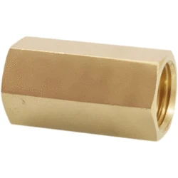 M3  M4 M5 M6 M8 M10 M12 M14 M22 Metric Female Brass Hex Rod Coupler Pipe Fitting Connector Adapter Water Gas Oil