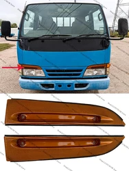For Isuzu ELF NHR NKR NPR Truck 100P Front Bumper Headlight Lamp Eyebrow Cover Headlight Eyebrow Cover