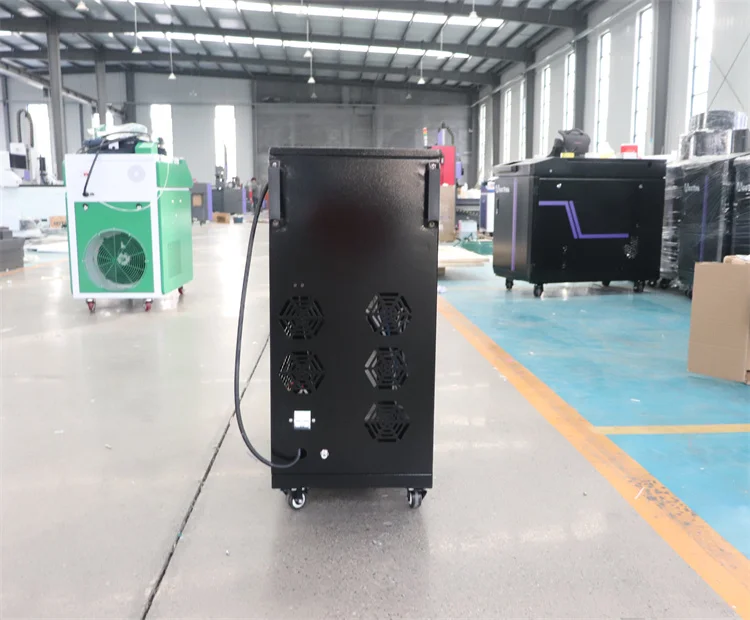 100w 200w 300w Fiber Laser Cleaning Machine Portable for Stone Cultural Relics Metal Parts Pulse Laser Cleaner Price