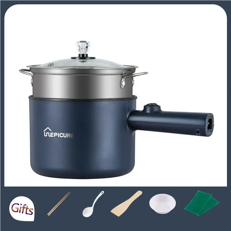 

Electric Cooker Machine Household Hot Pot Multi Rice Cooker Non-stick Pan Single/Double Layer 110-220V