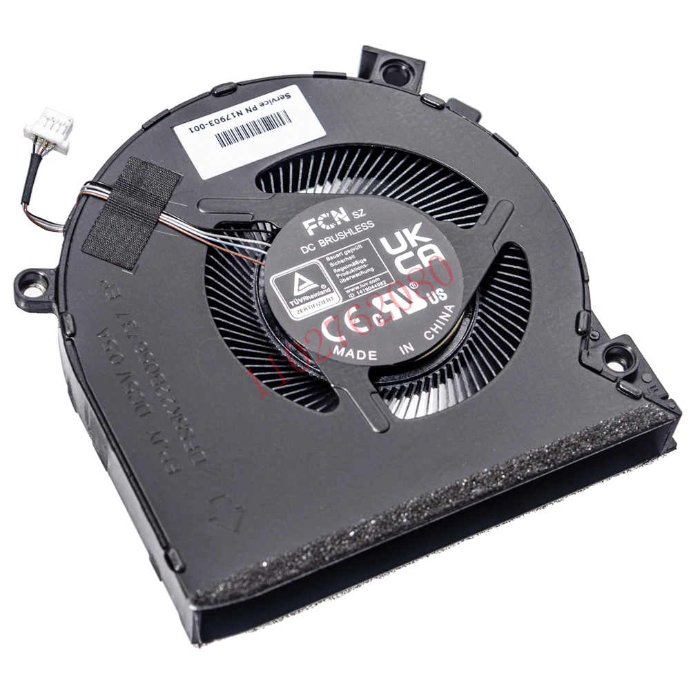 Laptop Cooling Fan for HP 15-FA 15-FB TPN-Q278 TPN-Q279 N17903-001 DC5V 0.5A