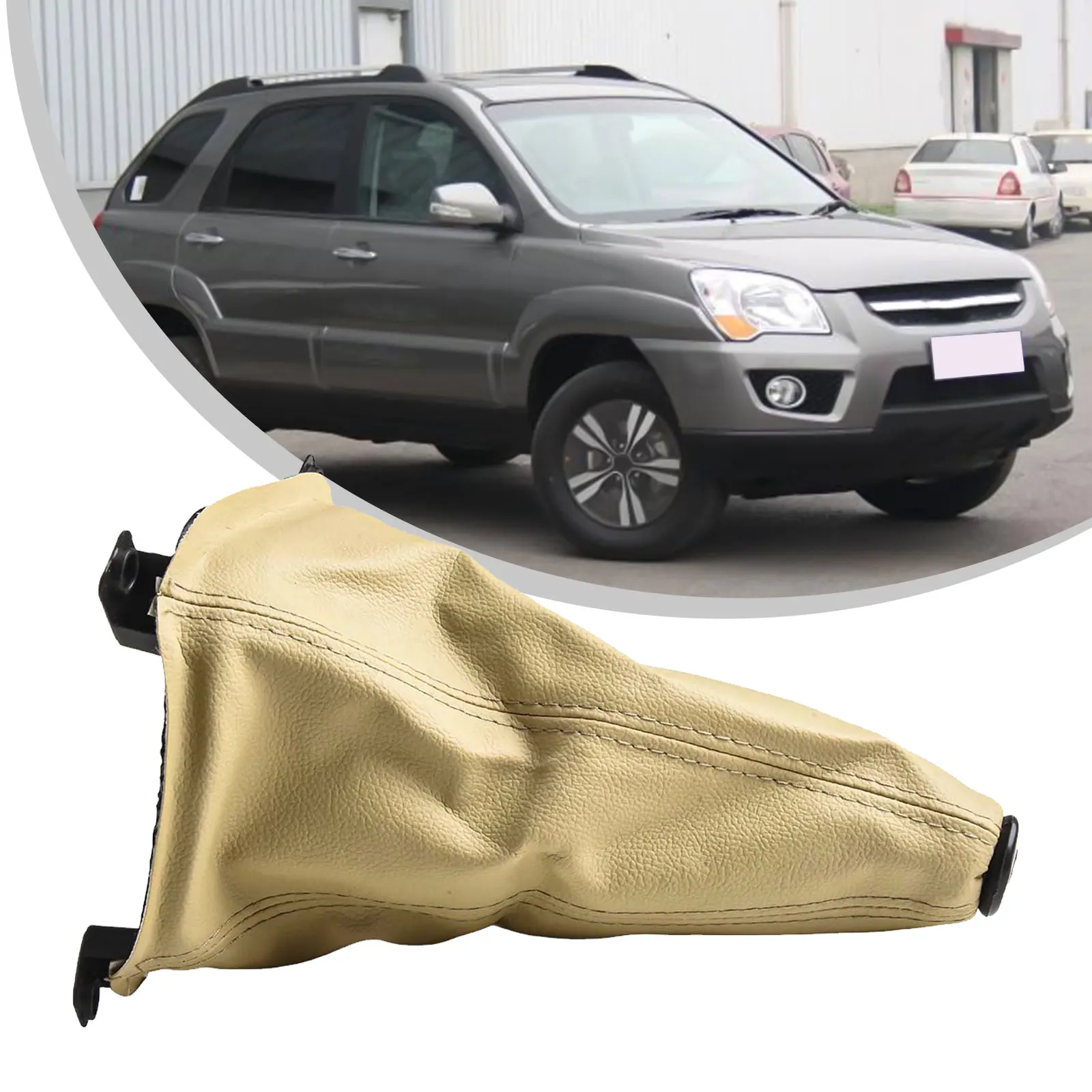 For KIA SFor portage Manual Gear Shift Dust Cover Made of PU Leather Designed for Easy Replacement and Stylish Look