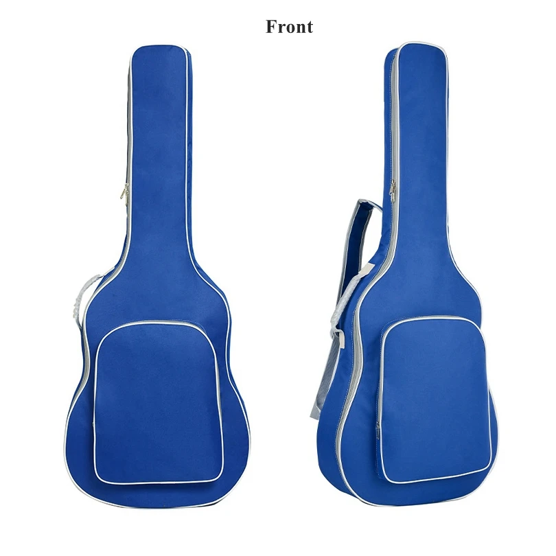 1 Stück 40/41 Zoll gepolsterte wasserabweisende dicke Akustikgitarren-Rucksack-Gigbag, Softcover-Gitarrentasche – Detail 7