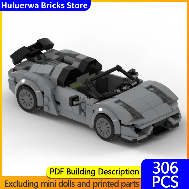 

Модель скоростного гоночного автомобиля MOC, строительные кирпичи Spyder, верхний уровень, спортивный автомобиль, модульная технология, детские праздничные подарки, сборные игрушки