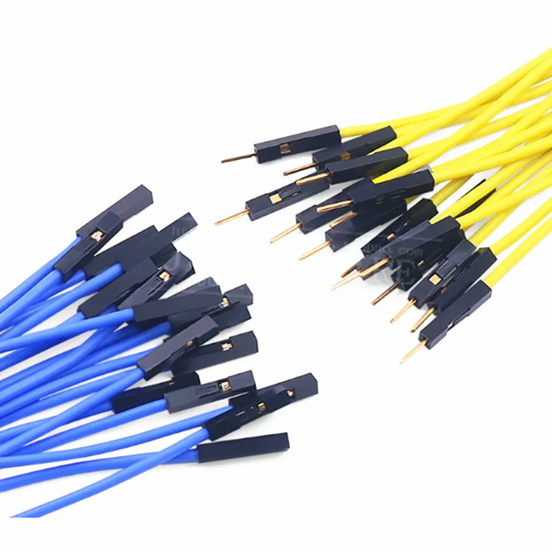 10PCS/50PCS  Silicone high-flexibility DuPont wire 2.54mm single high-temperature resistant DuPont wire 10CM/20CM/30CM