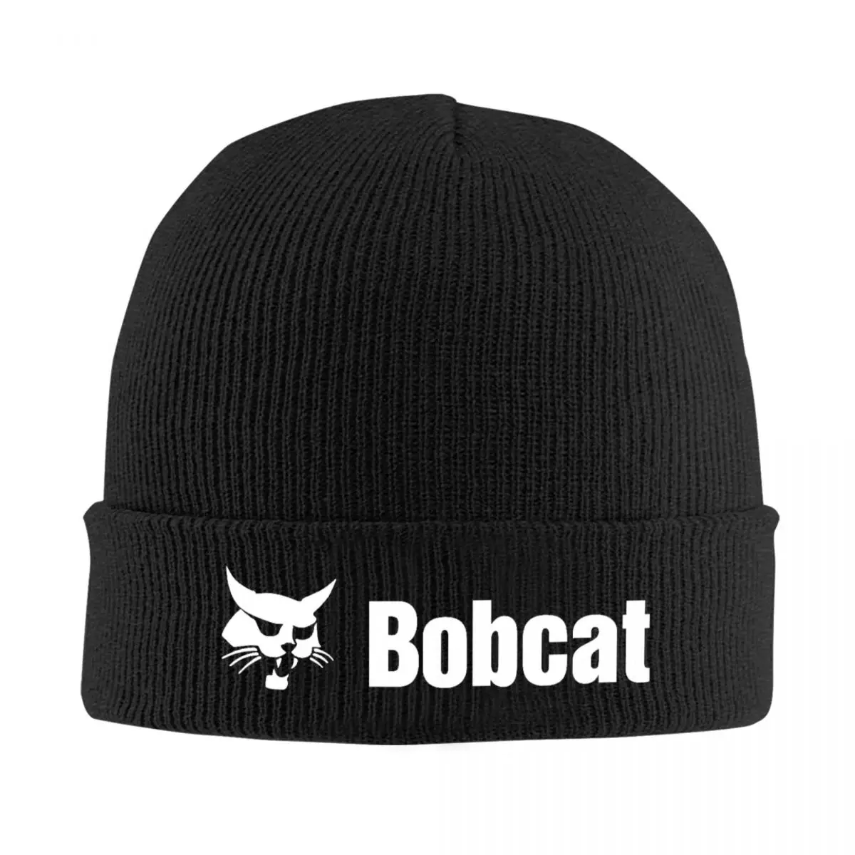 

Bobcat Logo Knitted Bonnet Caps 100% Cotton Fashion Keep Warm Hats