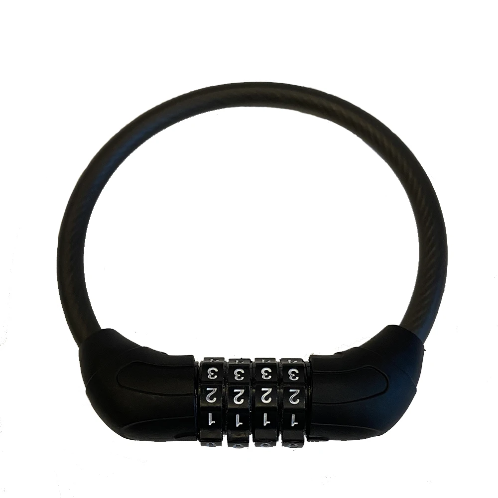 

Mini Cheap 4 Digit Combination Steel Cable Lock High Security Password Cycling Bike Lock Cable Bicycle Lock for Motorcycle Home