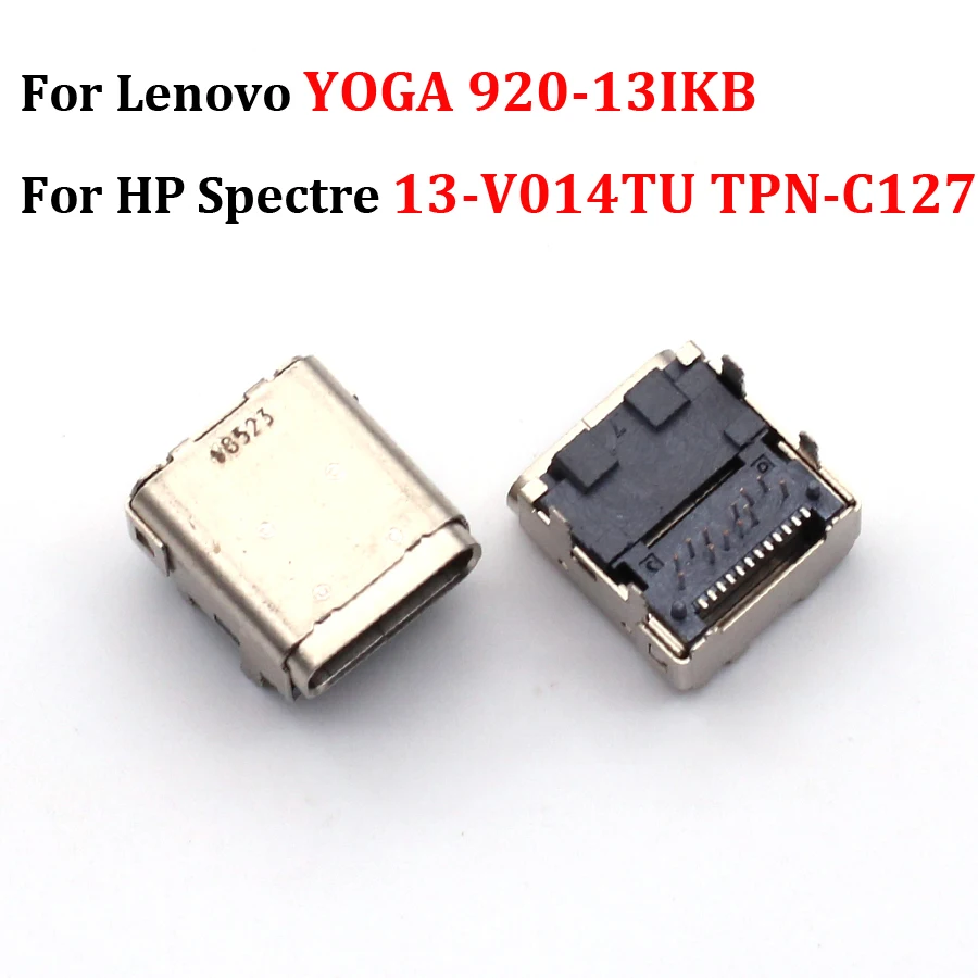 1pcs USB Type-C DC Power Jack Connector For Lenovo YOGA 920-13IKB For HP Spectre 13-V014TU TPN-C127 Laptop Charging Port