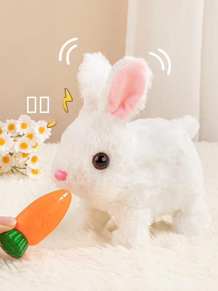 子供用 Plu おもちゃ ペット ハンドプーカート ウサギ人形 女の子の最初の誕生日プレゼント Eonal Toys 女の子 キッズ プレイセット