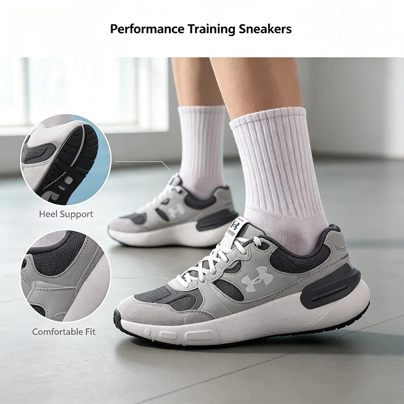 New Under Armour Men's And Women's Ua U Phantom Lux Sports Shoes, Wear-Resistant, Lightweight, Breathable Running Shoes