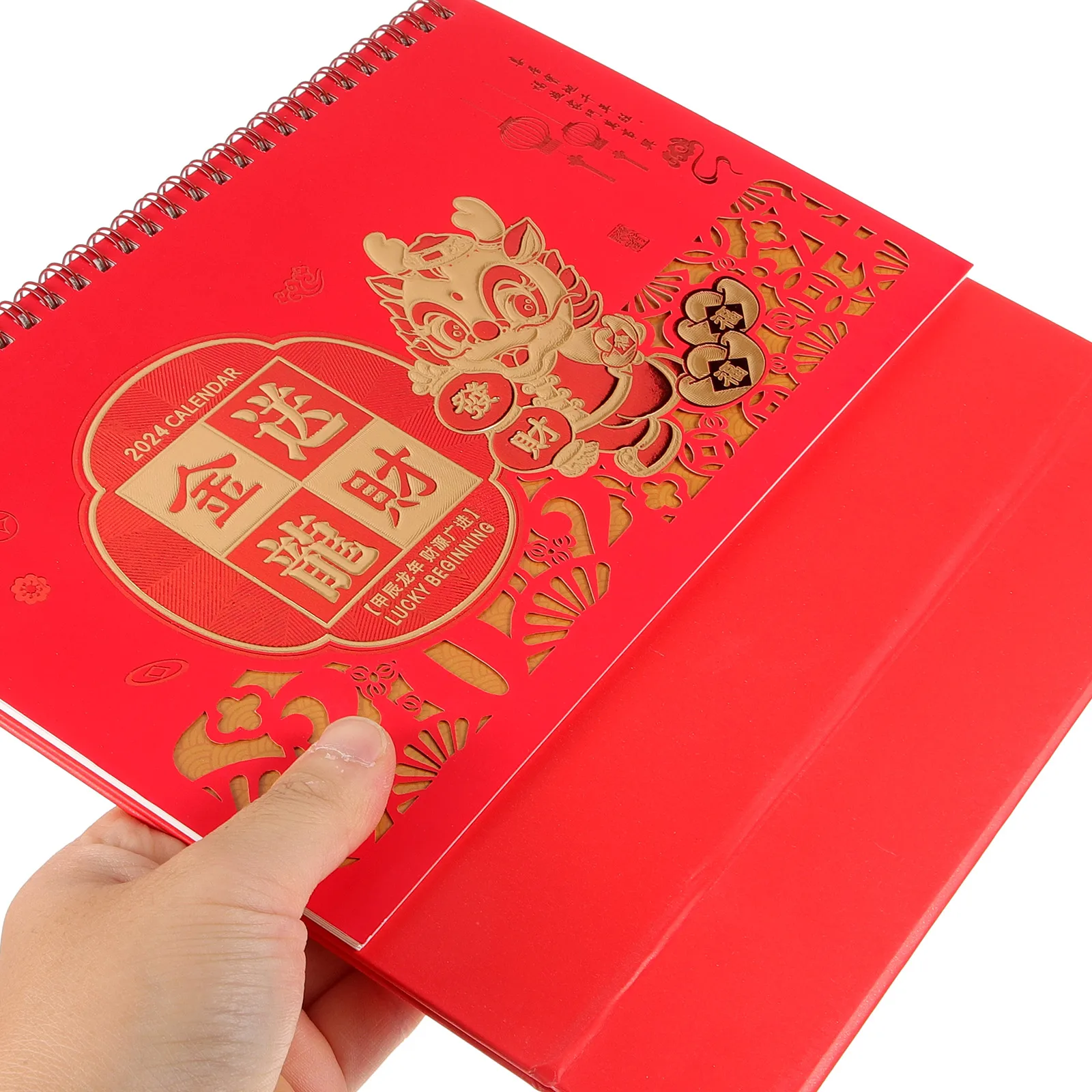 

2024 Chinese Style Desk Calendar Freestanding High Quality Calendar for Desk with Personal Touch