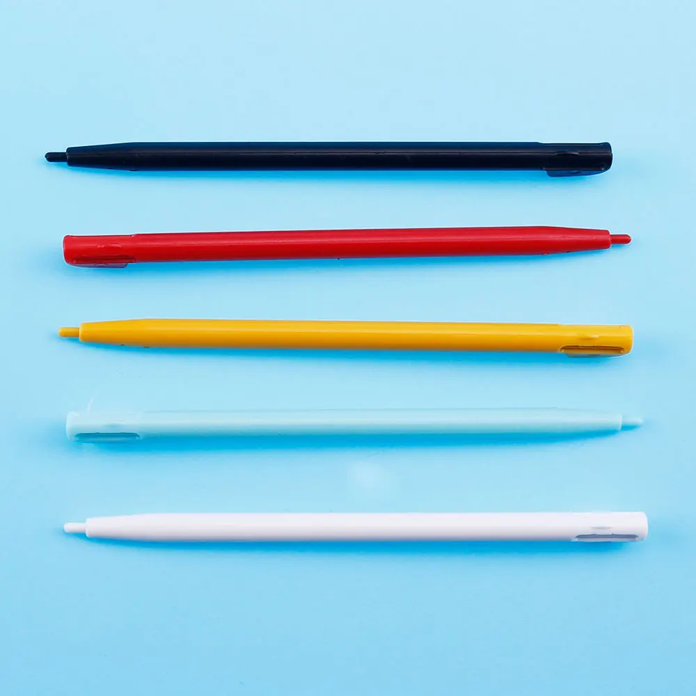 1PCS 5 colors Mobile Touch Pen Touchscreen Pencil For WIIU Slots Hard Plastic Stylus Pen For Nintend Wii U Game Console