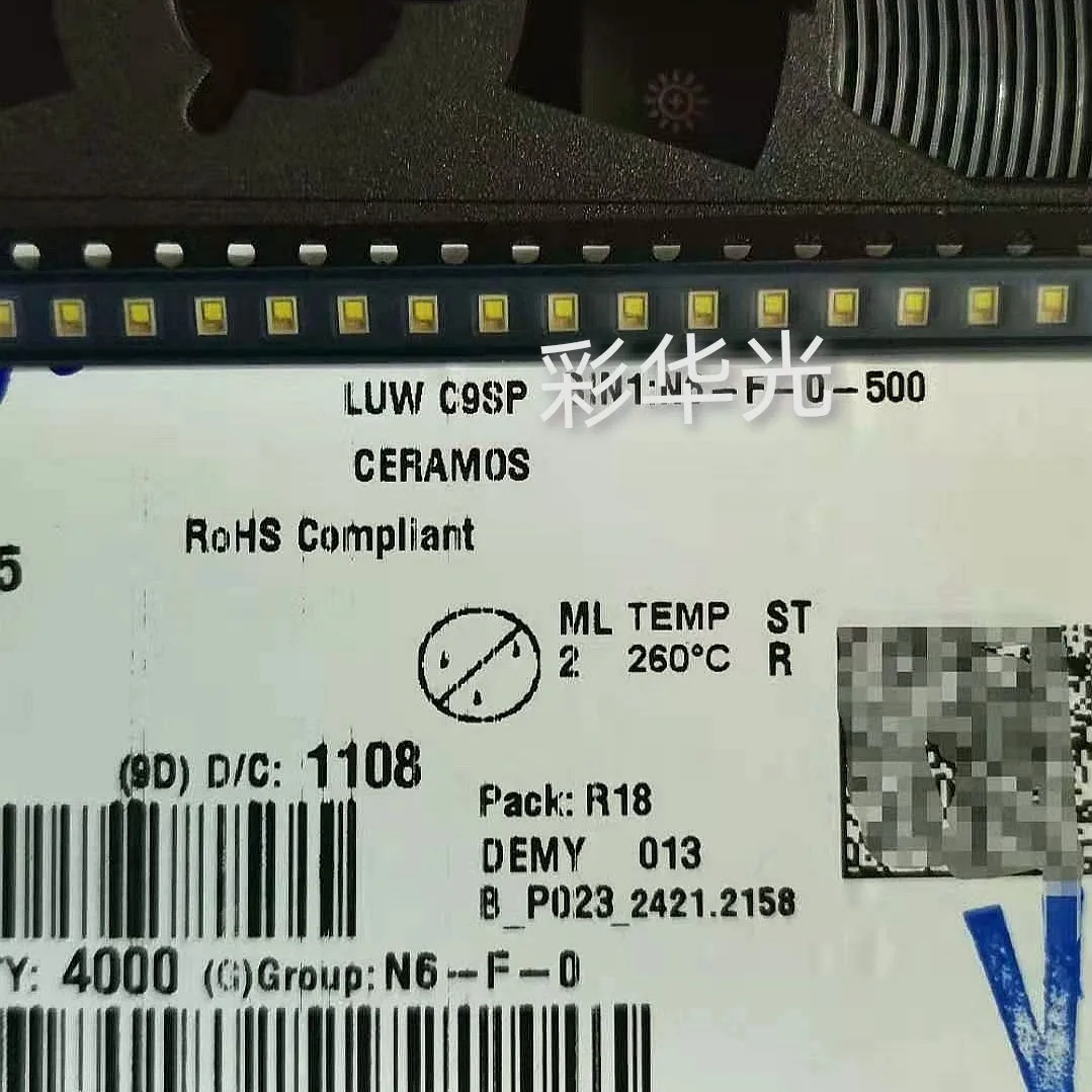 10 stuks / LUW C9SP-GAHB-58-Z High Power 2016 Flash Wit 500MA