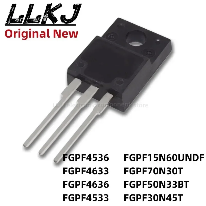 1 Pieza FGPF4536 FGPF4633 FGPF4636 FGPF4533 FGPF15N60UNDF FGPF70N30T FGPF50N33BT FGPF30N45T TO-220F MOS FET