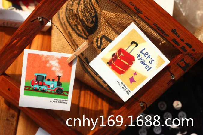 Mini carte Lomo sur le thème de l'amour, 40 feuilles/Lot, Mini carte postale de Style Ins, carte de vœux cadeau pour décoration de messages