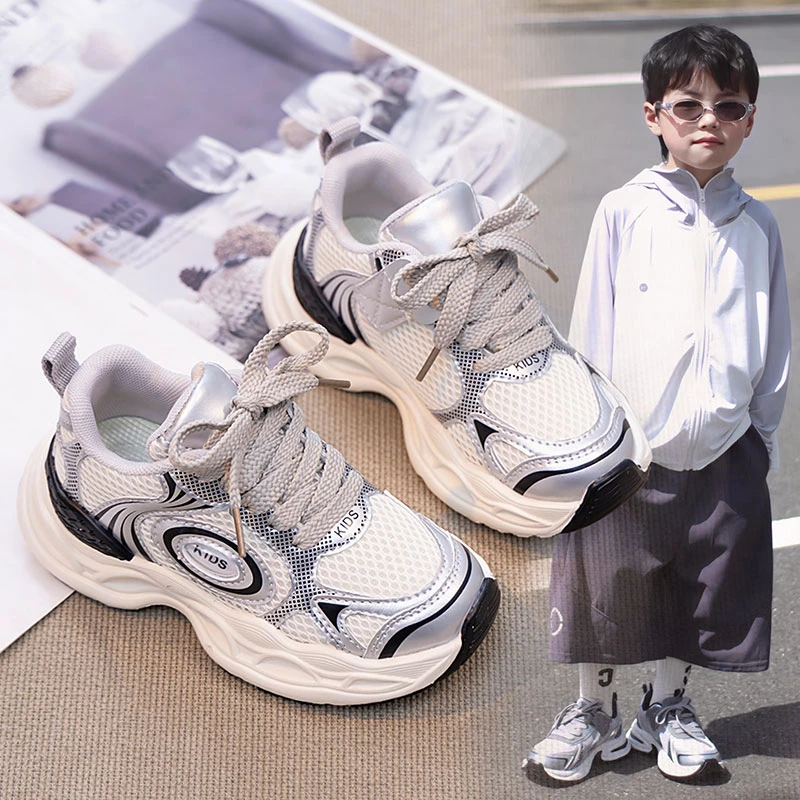 

Детские повседневные кроссовки для мальчиков и девочек, новинка 2023 года, осень-зима, кроссовки для бега на платформе для малышей, удобная обувь для босиком на мягкой подошве
