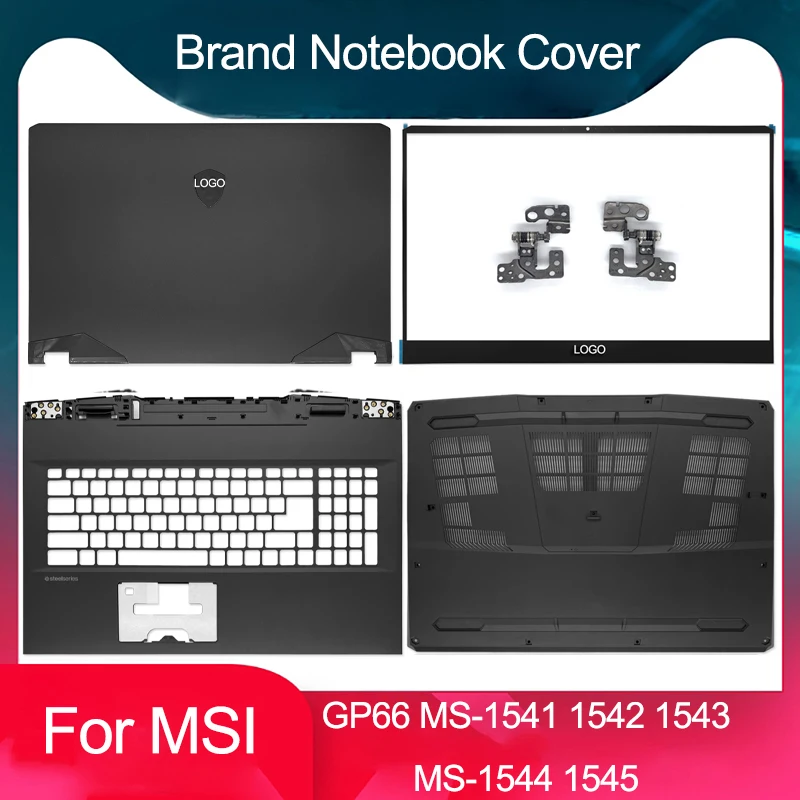 

New For MSI GP76 MS-17K1 17K2 17K3 MS-17K5 17K6 17K7 MS-17K8 LCD Back Cover/Front Bezel/Hinges/Palmrest/Bottom Case Black 17.3"