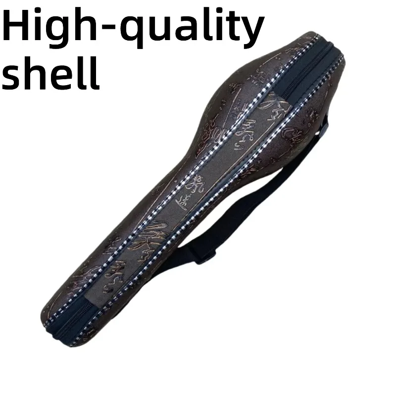 صندوق تخزين هولوسي من الجلد C-tuned مقاوم للماء ومضاد للصدمات ومقاوم للسقوط بكتف واحد ملحقات الآلات الموسيقية #6