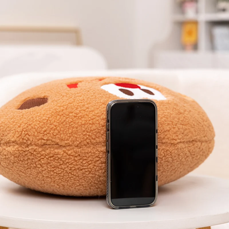 Almohada de felpa de galleta de dibujos animados de 11/40CM, cojín de simulación de galletas, juguetes, monedero pequeño bonito, colgante, bolsa, regalos de decoración