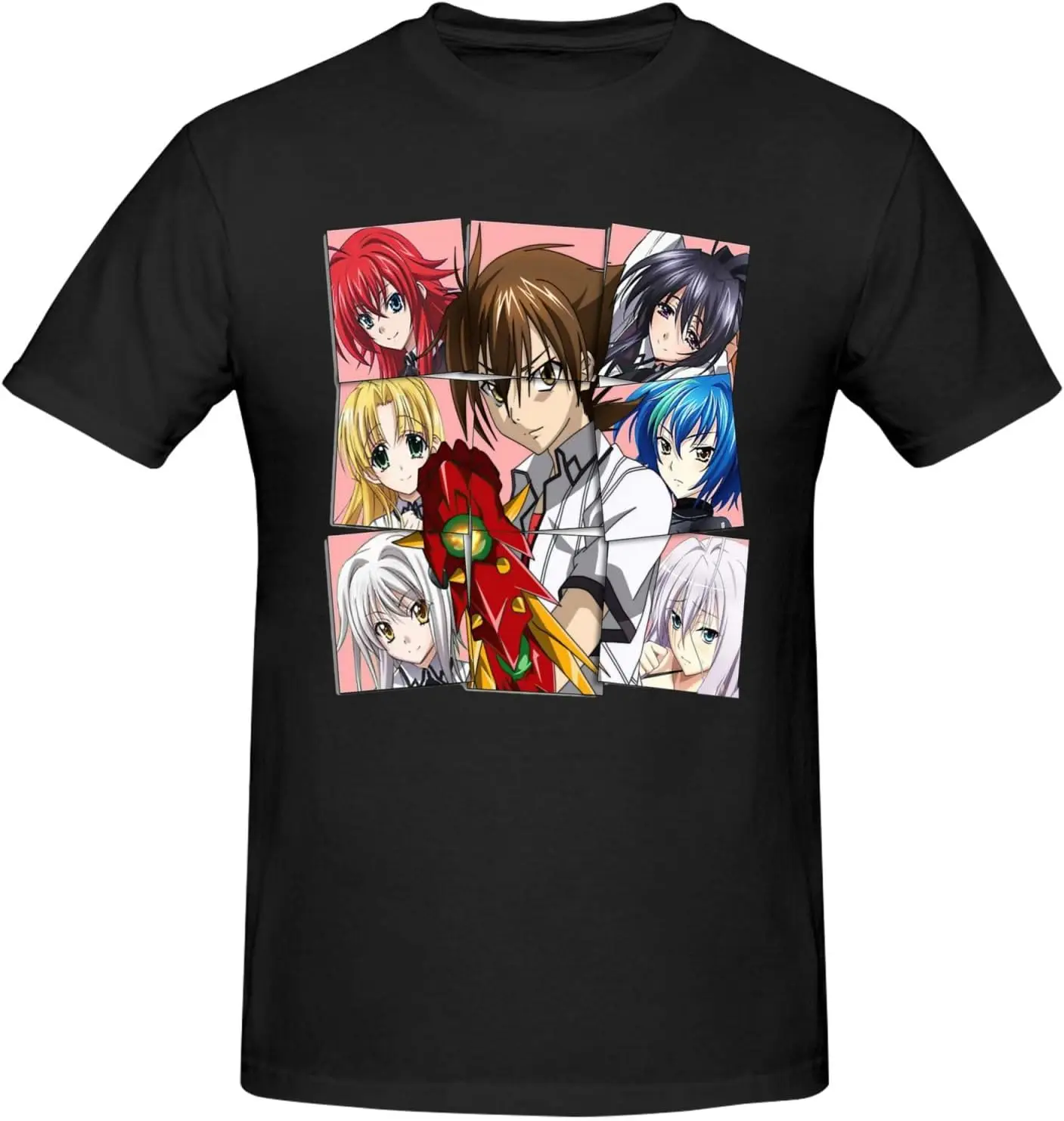 

Men's Anime Short Sleeve T-Shirt Graphic Shirt Classic Cotton Shirts