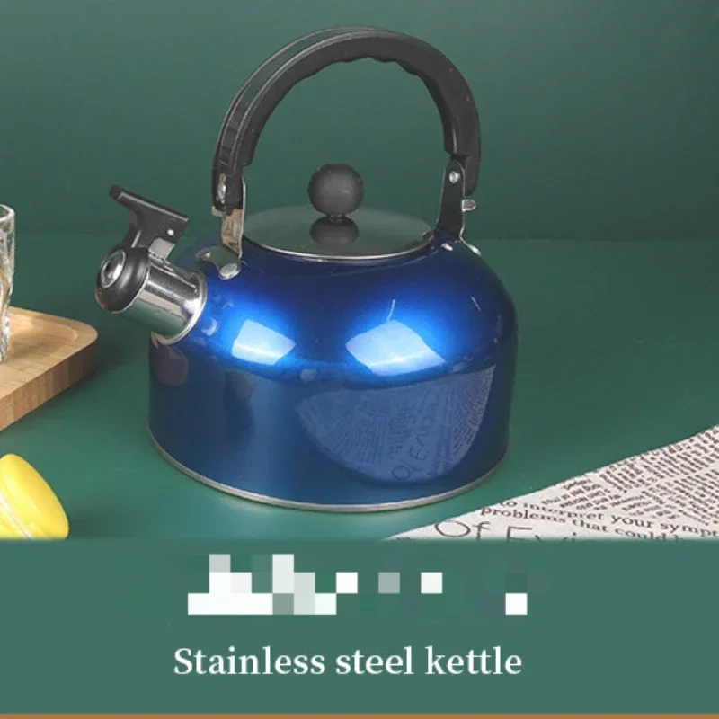 Reliable Nordic Enamel Kettle with Self-Beep Indicator Ideal for Induction Stove Gas Cooker Half Spherical Bottom Hot Pot