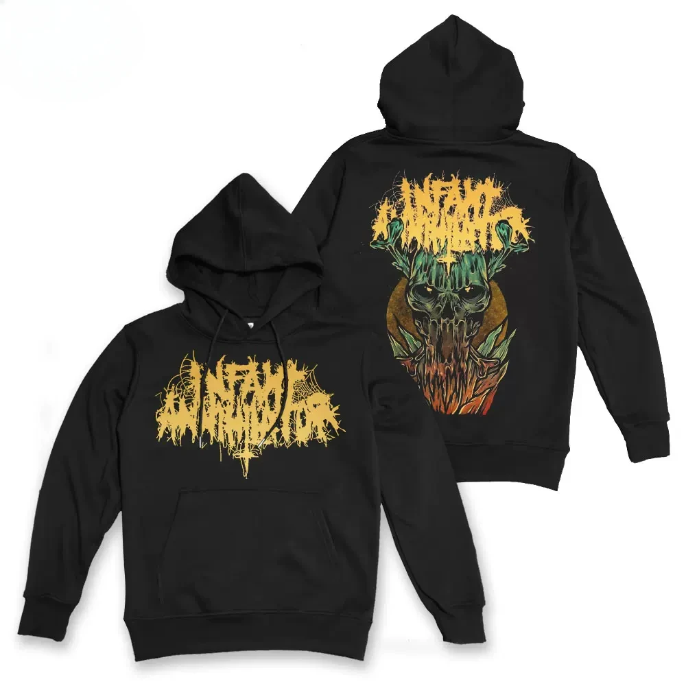 Harajuku Fashion Mens Hoodies Infant Annihilator Hoodies Heavy Metal Hoody Sweathirts Hip Hop Streetwear Hoodies