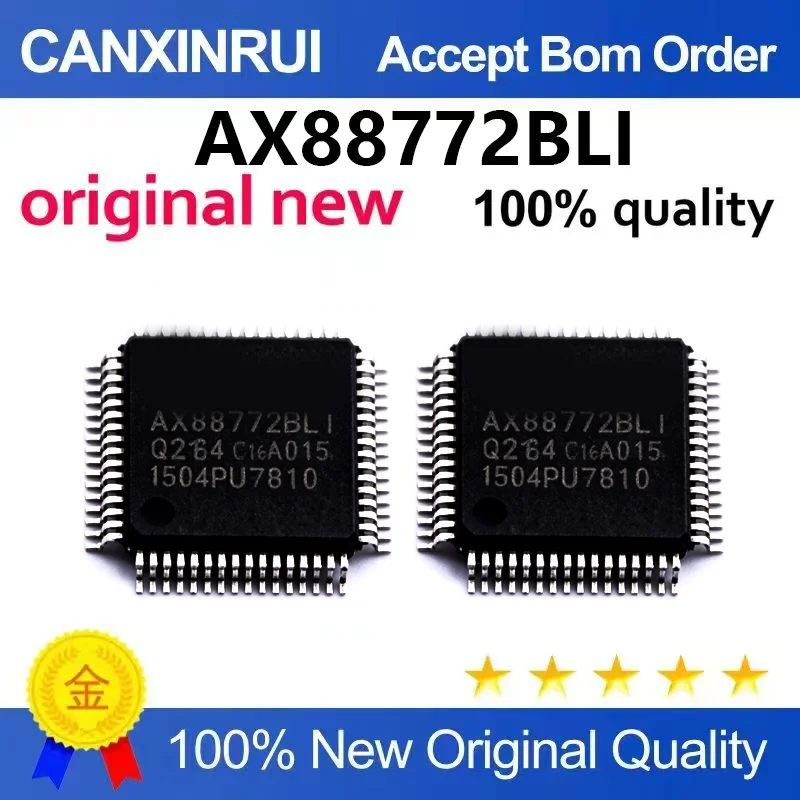 （5pcs-100pcs）Ethernet controller chip AX88772 AX88772BLI QFP-64 ASIX brand new original